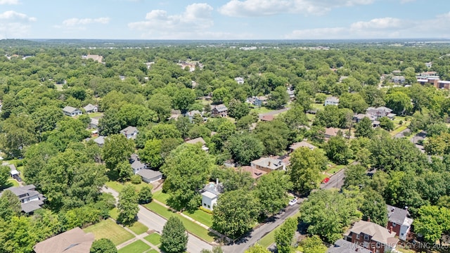 429 Kendall, Muskogee, OK 74401 - drone / aerial view of a forest
