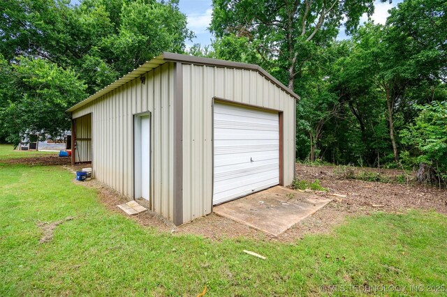 1001 E 1990th Rd, Soper, OK 74759 - view of detached garage