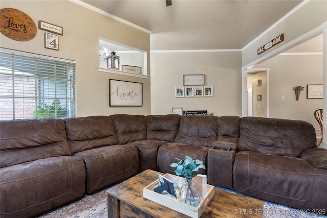 704 NE 3rd St, Wagoner, OK 74467 - living room with ornamental molding