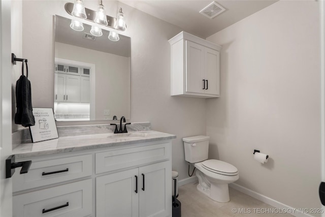 17831 S 46th E Ave, Bixby, OK 74008 - half bathroom featuring vanity and tile patterned flooring