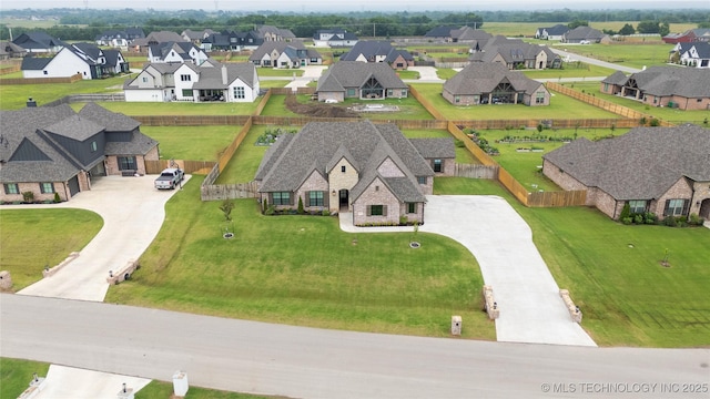 17831 S 46th E Ave, Bixby, OK 74008 - aerial perspective of suburban area