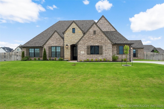 17831 S 46th E Ave, Bixby, OK 74008 - view of front of house with a shingled roof and brick siding