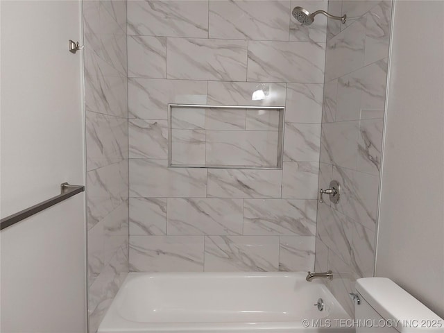 12623 E 19th St, Tulsa, OK 74128 - bathroom featuring toilet and bathing tub / shower combination