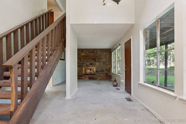 905 W Andrew Ave, Sapulpa, OK 74066 - view of patio with a fireplace