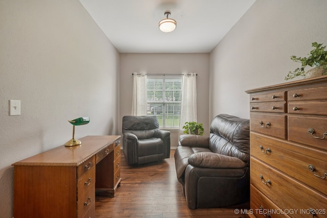 11902 N 150th E Ave, Collinsville, OK 74021 - sitting room with dark wood-style floors