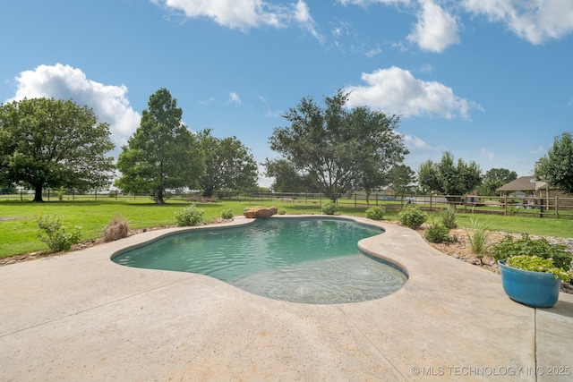 11902 N 150th E Ave, Collinsville, OK 74021 - swimming pool with a fenced backyard and a patio