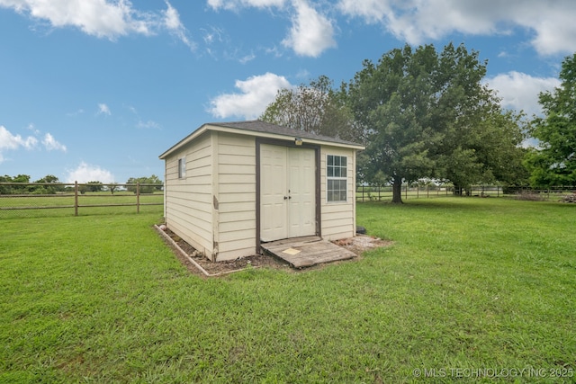 11902 N 150th E Ave, Collinsville, OK 74021 - view of shed featuring a fenced backyard