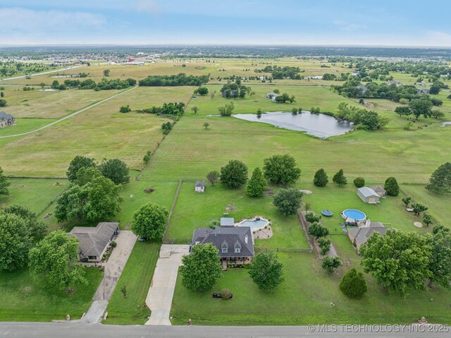 11902 N 150th E Ave, Collinsville, OK 74021 - view of property location featuring rural landscape and a nearby body of water