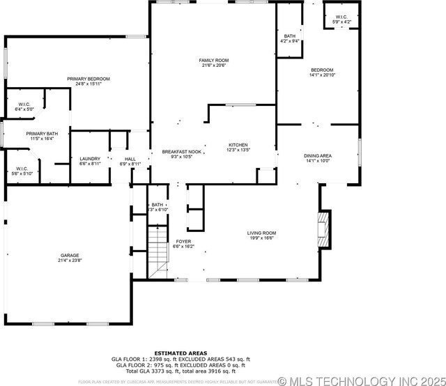 11902 N 150th E Ave, Collinsville, OK 74021 - view of floor plan / room layout