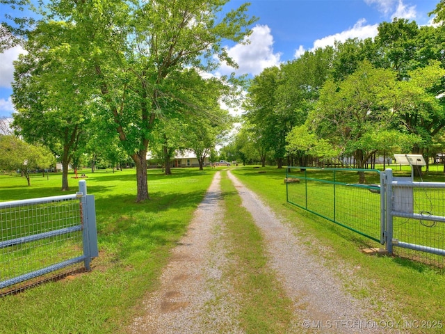 30833 S 4190th Rd, Inola, OK 74006 - view of community featuring a gate