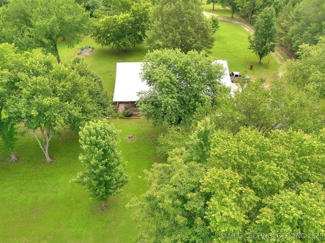 30833 S 4190th Rd, Inola, OK 74006 - aerial view of property and surrounding area