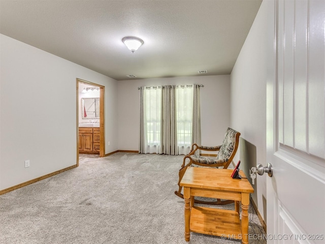 30833 S 4190th Rd, Inola, OK 74006 - living area with light carpet and a textured ceiling