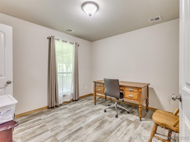 30833 S 4190th Rd, Inola, OK 74006 - office area featuring light wood finished floors and baseboards