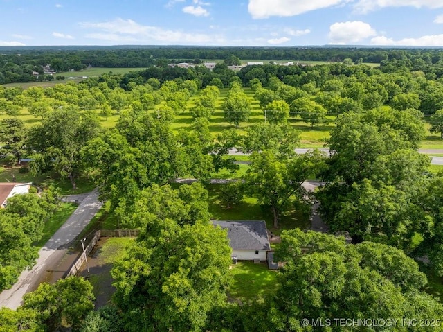 17069 S 87th Ave E, Bixby, OK 74008 - bird's eye view of a forest