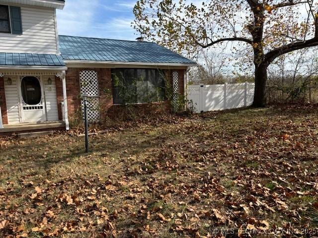 260 N 260th Rd, Mounds, OK 74047 - view of yard
