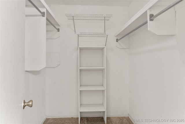 6364 S 80th E Ave Unit 34E, Tulsa, OK 74133 - spacious closet featuring carpet