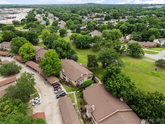 6364 S 80th E Ave Unit 34E, Tulsa, OK 74133 - aerial view of residential area