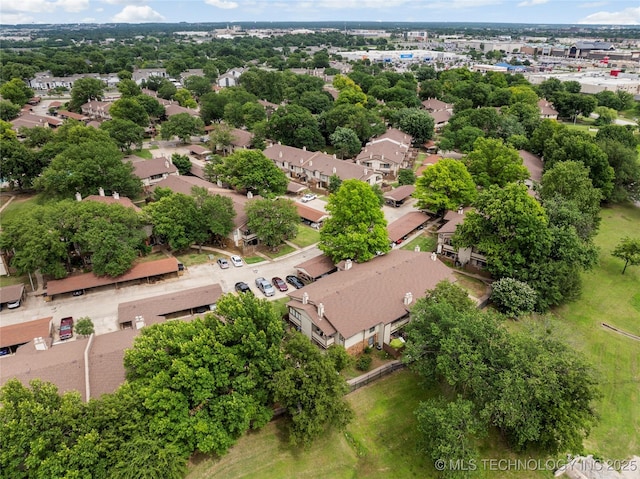 6364 S 80th E Ave Unit 34E, Tulsa, OK 74133 - aerial perspective of suburban area