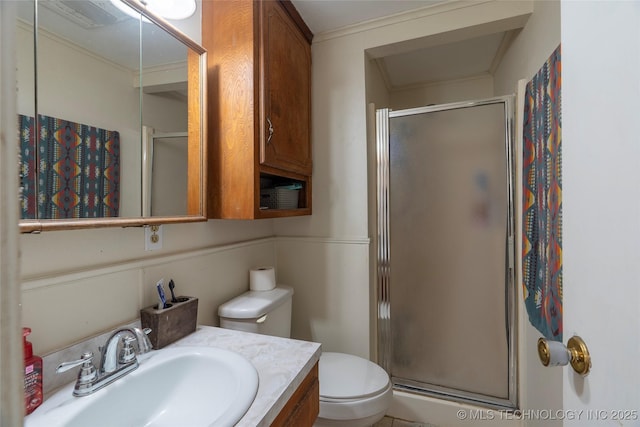 9730 S 4050th Rd, Talala, OK 74080 - full bathroom featuring a shower stall and vanity