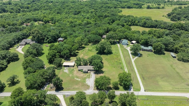 9730 S 4050th Rd, Talala, OK 74080 - view of rural area with a forest