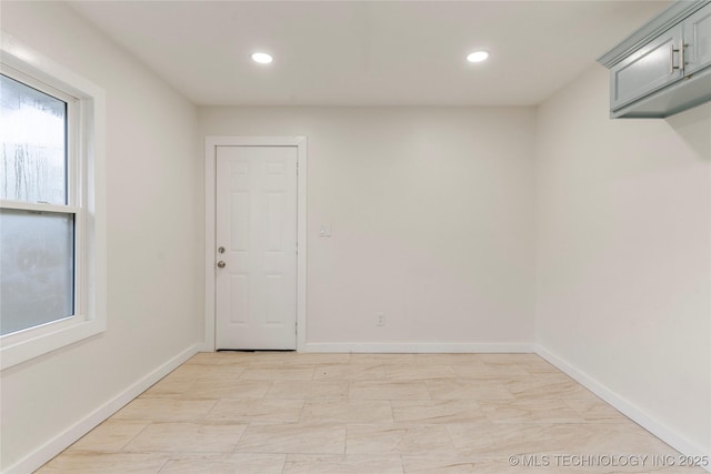 4138 E 36th St, Tulsa, OK 74135 - empty room featuring recessed lighting and baseboards