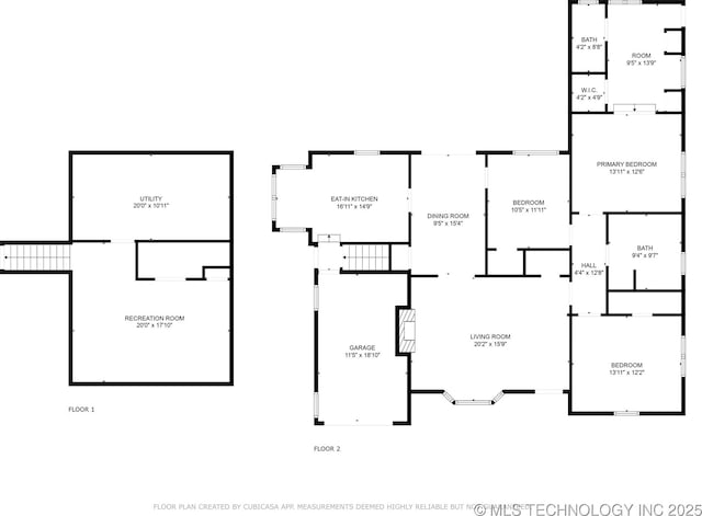 1347 E 37th St, Tulsa, OK 74105 - view of home floor plan