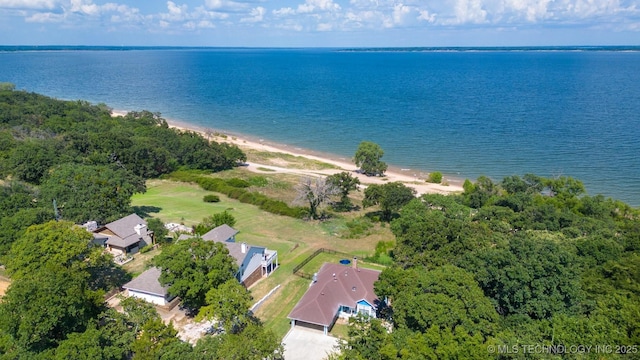 3942 Elm Dr, Kingston, OK 73439 - bird's eye view of a large body of water