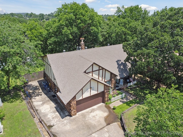 2519 W 53rd St, Tulsa, OK 74107 - view from above of property