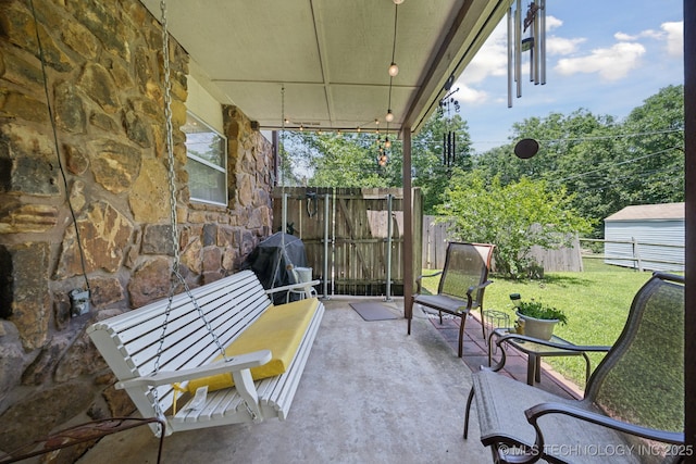 2519 W 53rd St, Tulsa, OK 74107 - view of patio / terrace with area for grilling