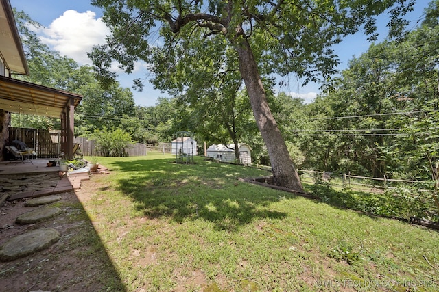 2519 W 53rd St, Tulsa, OK 74107 - view of fenced backyard