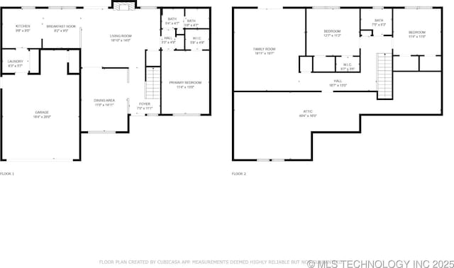 2519 W 53rd St, Tulsa, OK 74107 - view of floor plan / room layout