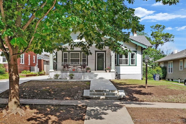 1144 S Owasso Ave, Tulsa, OK 74120 - view of front facade with covered porch