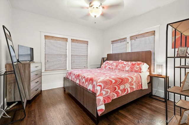 1144 S Owasso Ave, Tulsa, OK 74120 - bedroom featuring dark wood-style floors