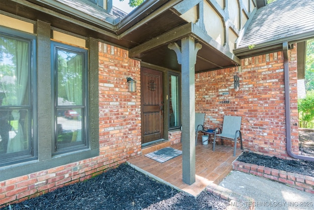 5833 E 78th Pl, Tulsa, OK 74136 - entrance to property featuring brick siding