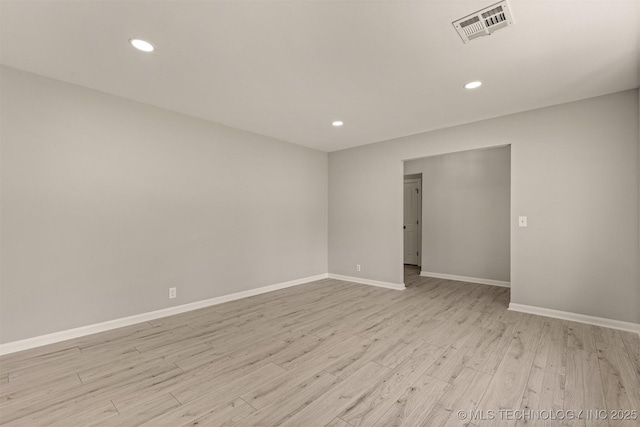 9421 S 69th E Ave, Tulsa, OK 74133 - empty room with light wood-style flooring and recessed lighting
