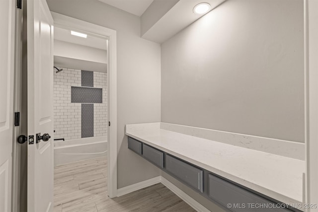 9421 S 69th E Ave, Tulsa, OK 74133 - mudroom with light wood-type flooring and baseboards