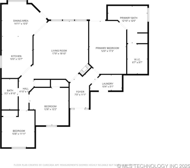 2109 W Maple St, Collinsville, OK 74021 - view of room layout