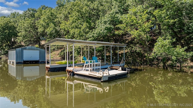 453805 E 315th Rd, Afton, OK 74331 - dock area with a water view