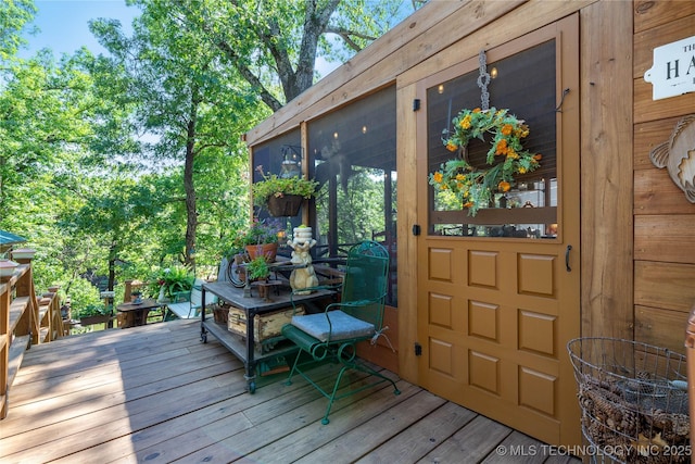 453805 E 315th Rd, Afton, OK 74331 - view of wooden terrace