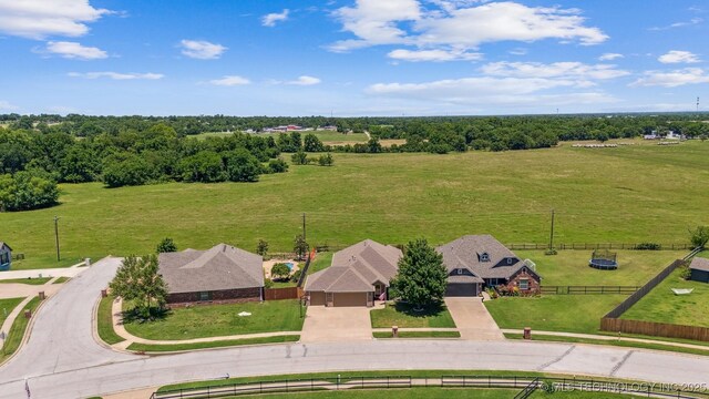 13037 N 124th E Pl, Collinsville, OK 74021 - aerial view of sparsely populated area