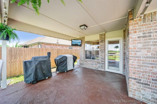 13037 N 124th E Pl, Collinsville, OK 74021 - view of patio featuring a grill