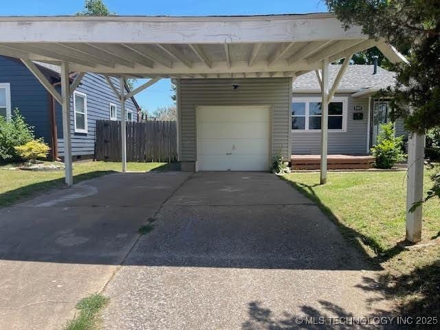 5003 S Boston Ave, Tulsa, OK 74105 - view of parking featuring driveway
