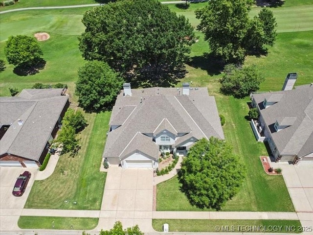 408 W Fairway Ct, Broken Arrow, OK 74011 - view from above of property with a local golf course