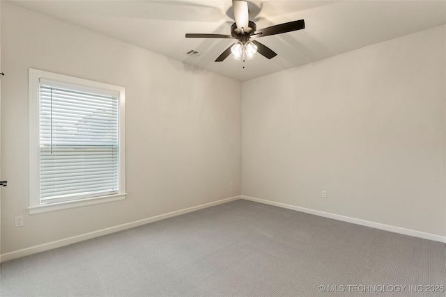 5913 E 127th St S, Tulsa, OK 74008 - unfurnished room featuring a ceiling fan and carpet floors