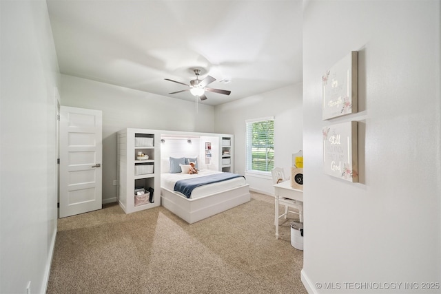 27920 160th St, Coweta, OK 74429 - carpeted bedroom with baseboards and a ceiling fan