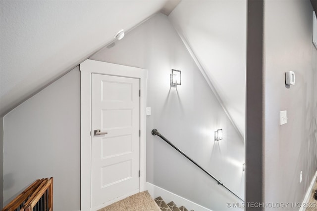 27920 160th St, Coweta, OK 74429 - stairs with vaulted ceiling