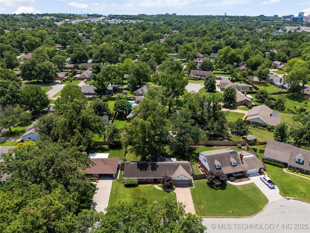 6016 E 52nd Pl, Tulsa, OK 74135 - aerial view of residential area
