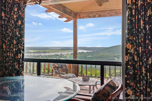 17331 S 174th Ave E, Bixby, OK 74008 - balcony featuring outdoor dining area and a water view