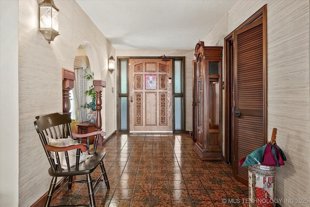 17331 S 174th Ave E, Bixby, OK 74008 - foyer featuring tile patterned floors and baseboards