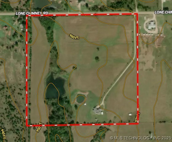 353800 E 5400th Rd, Maramec Twp, OK 74045 - map of property location